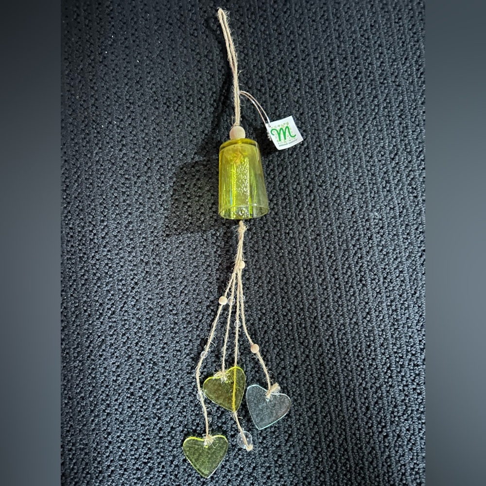 Glass Heart 💛💛💛 Wind Chime